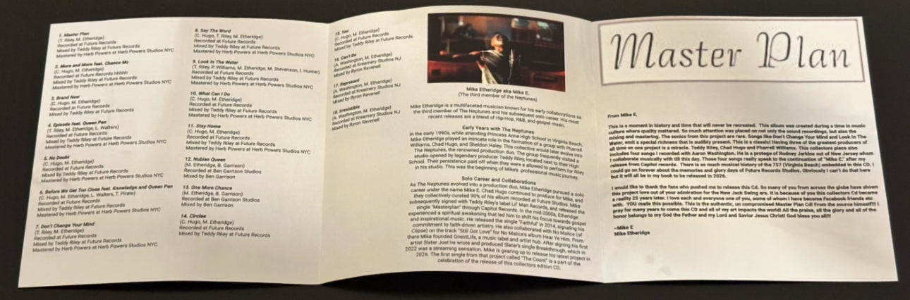 The Masterplan Collector's CD